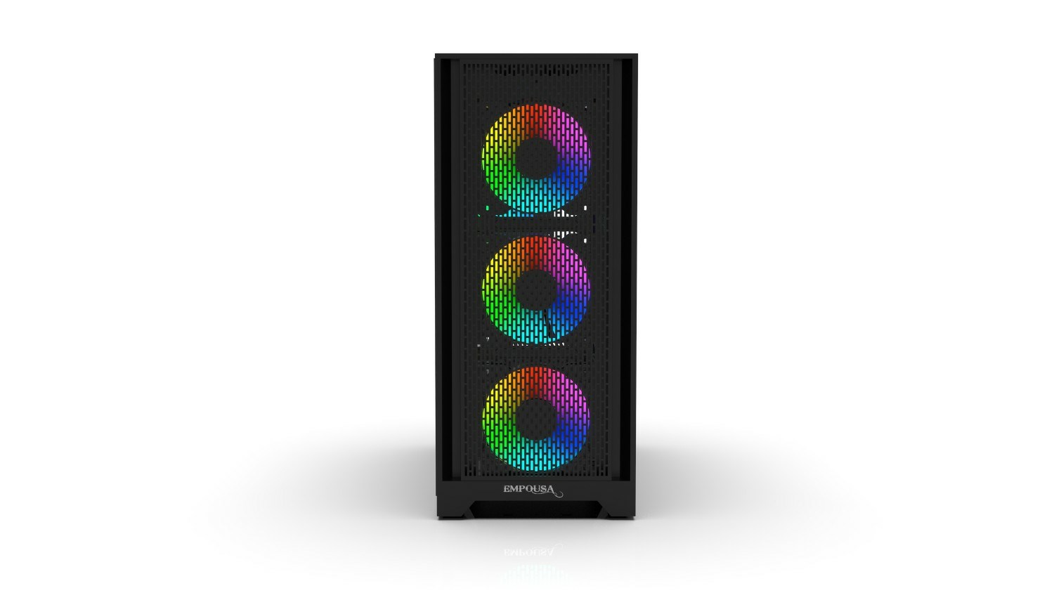 Kućište za računalo INCA EMG-17XB (Midi Tower, ATX, kaljeno staklo) crna boja-1