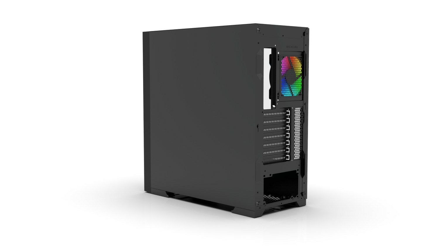 Kućište za računalo INCA EMG-17XB (Midi Tower, ATX, kaljeno staklo) crna boja-3