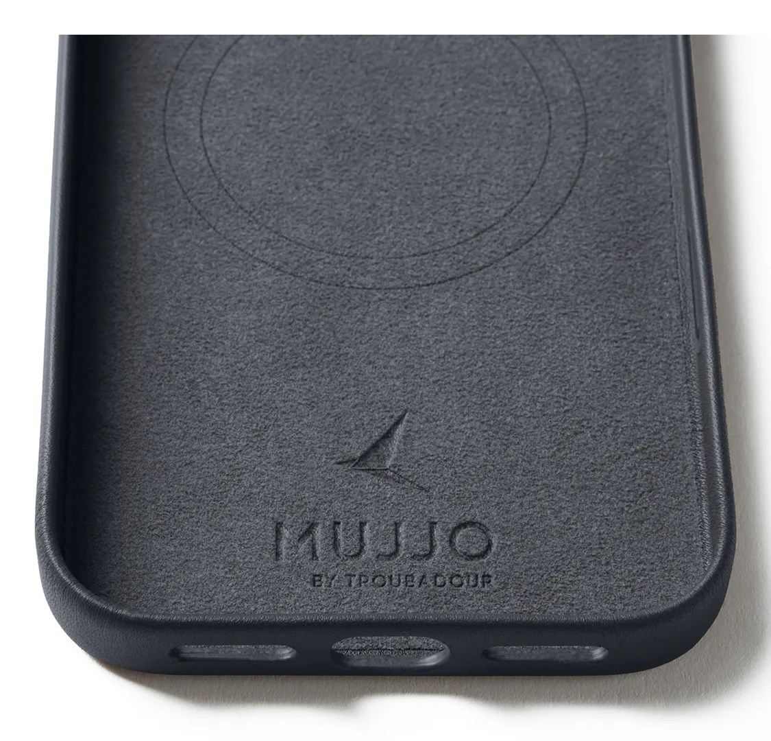 Kožna futrola MUJJO za iPhone 17 Pro Max (MagSafe), basalt-3