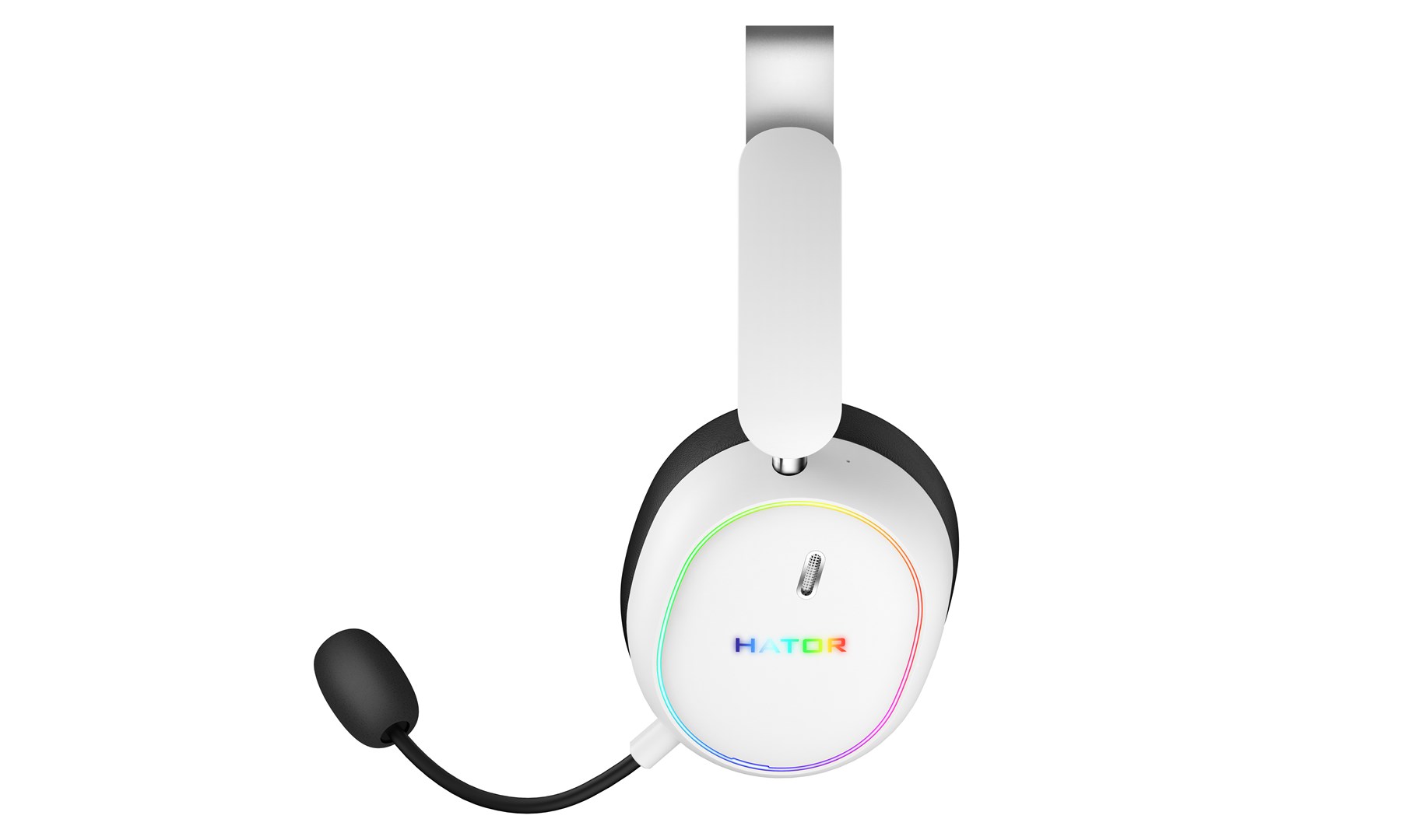 HATOR Phoenix 2 Wireless Headset Wired & Wireless Head-band Gaming USB Type-C / USB Type-A Bluetooth White-3