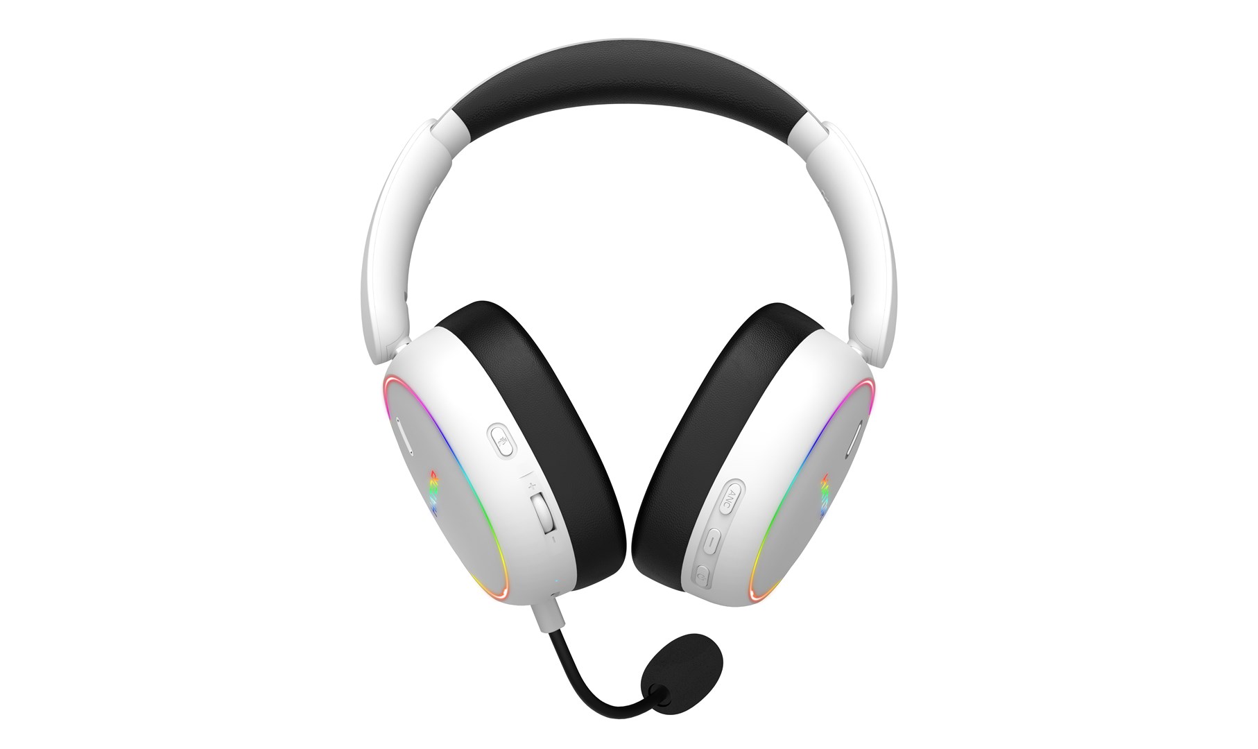 HATOR Phoenix 2 Wireless Headset Wired & Wireless Head-band Gaming USB Type-C / USB Type-A Bluetooth White-6