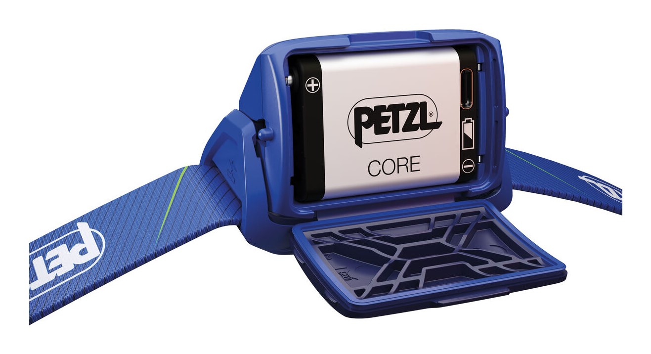 Naglavna svjetiljka PETZL TIKKA CORE 450 lumena, punjiva, siva boja-4