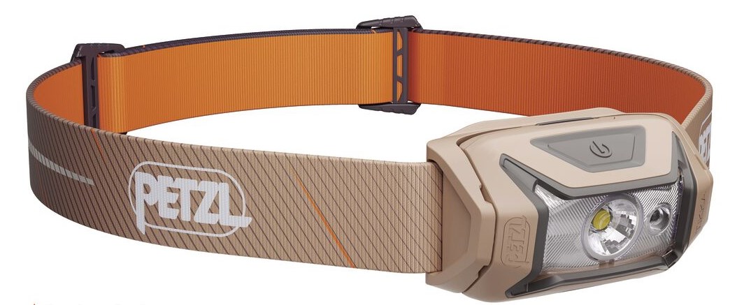 Naglavna svjetiljka PETZL TIKKA CORE 450 lumena, punjiva, siva boja