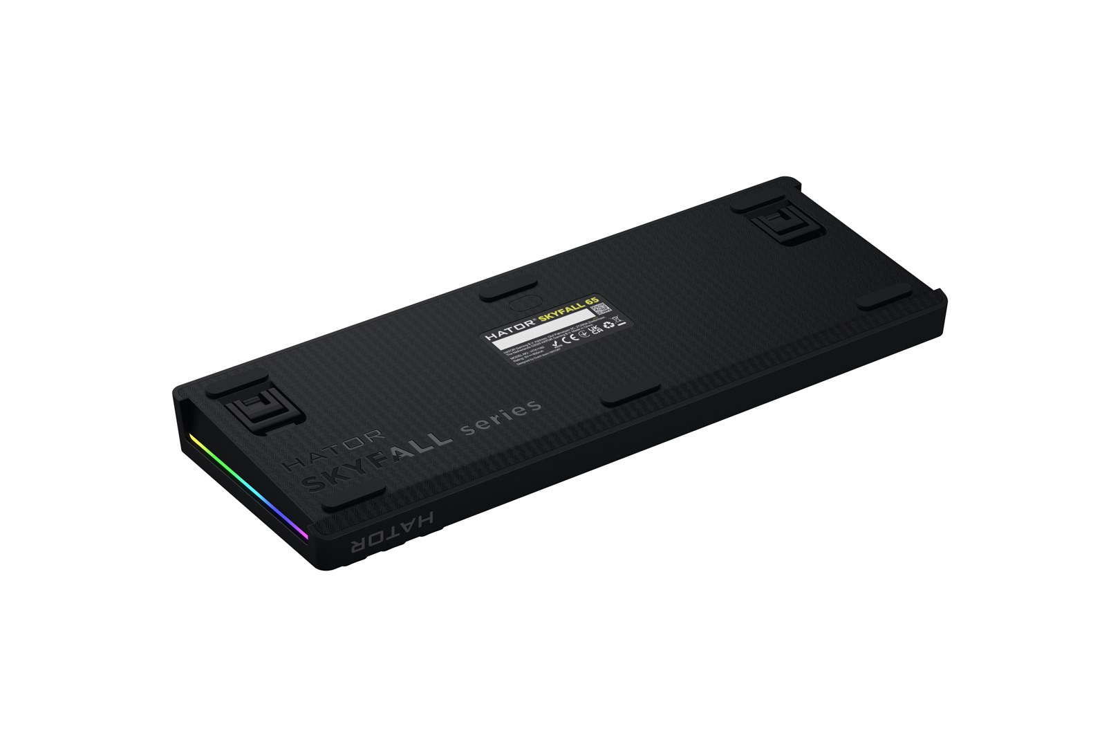 HATOR Skyfall 65 Wired, Mechanical, USB-C, Aurum Sterling, 70M clicks, RGB, Black, 790g-5