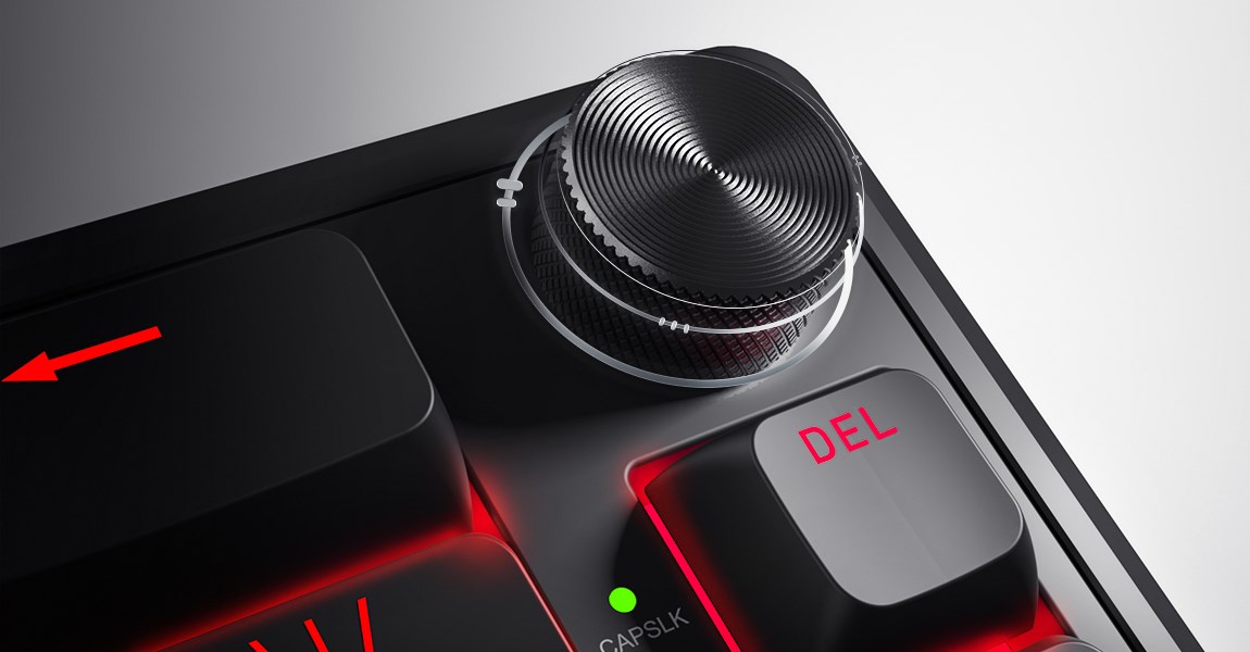 HATOR Skyfall 65 Wired, Mechanical, USB-C, Aurum Sterling, 70M clicks, RGB, Black, 790g-14
