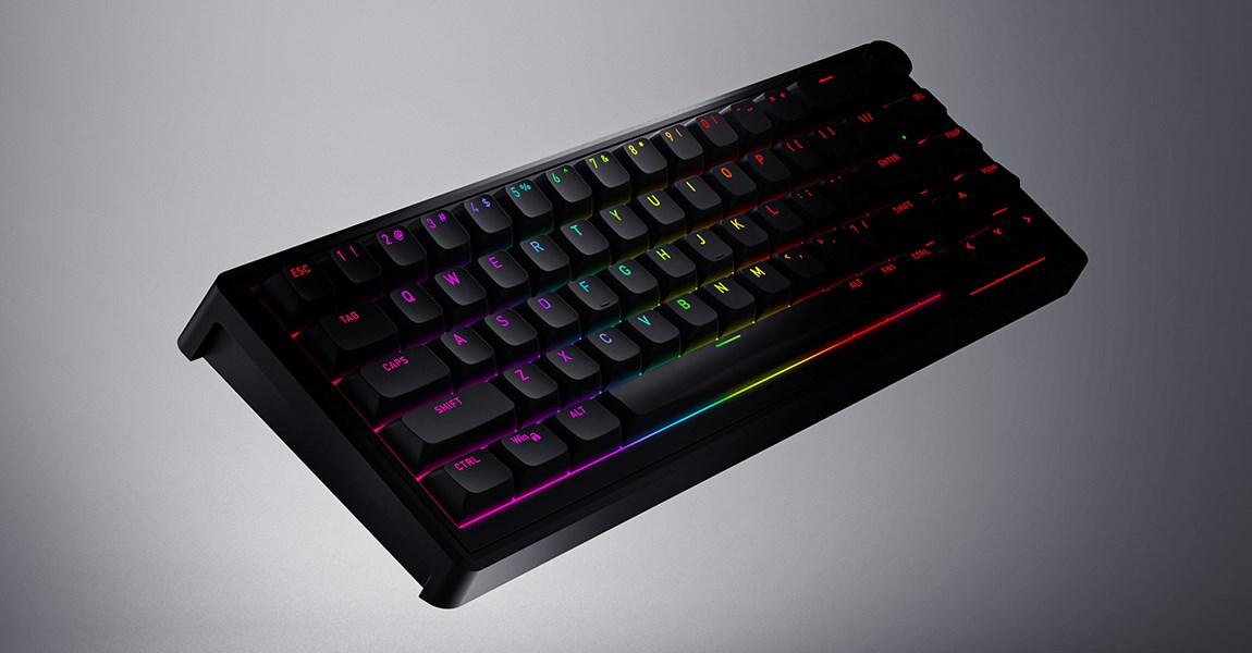 HATOR Skyfall 65 Wired, Mechanical, USB-C, Aurum Sterling, 70M clicks, RGB, Black, 790g-8