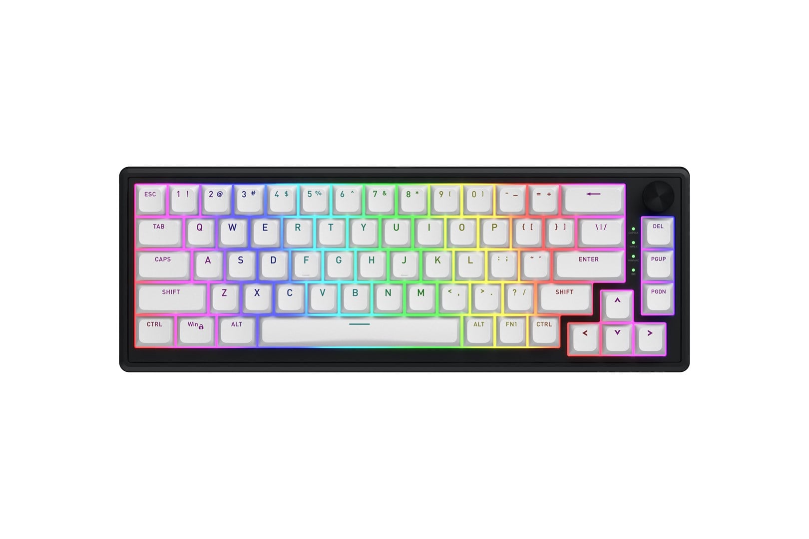 HATOR Skyfall Wireless 65 keyboard Gaming USB + RF Wireless + Bluetooth QWERTY US English Black, White