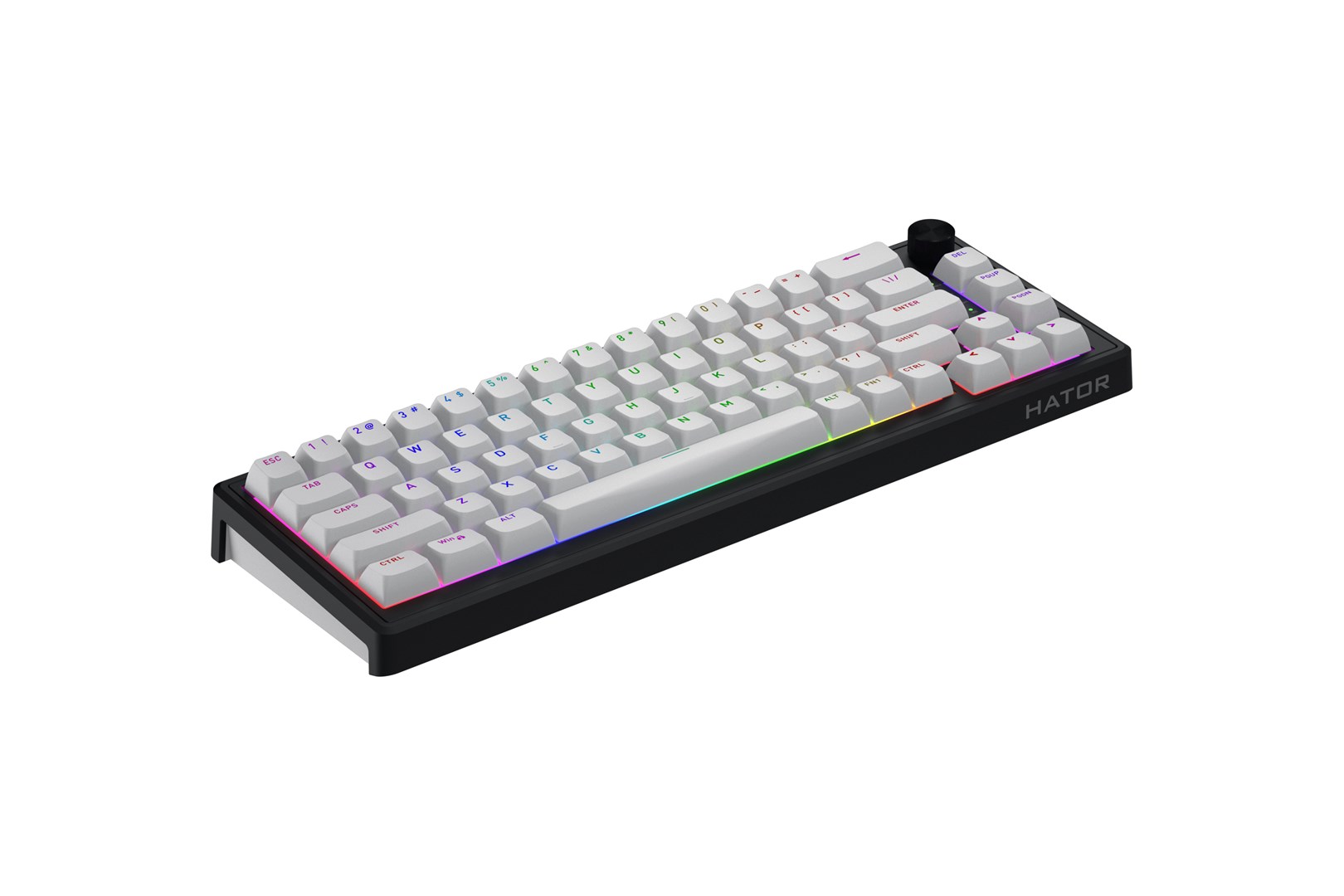 HATOR Skyfall Wireless 65 keyboard Gaming USB + RF Wireless + Bluetooth QWERTY US English Black, White-3