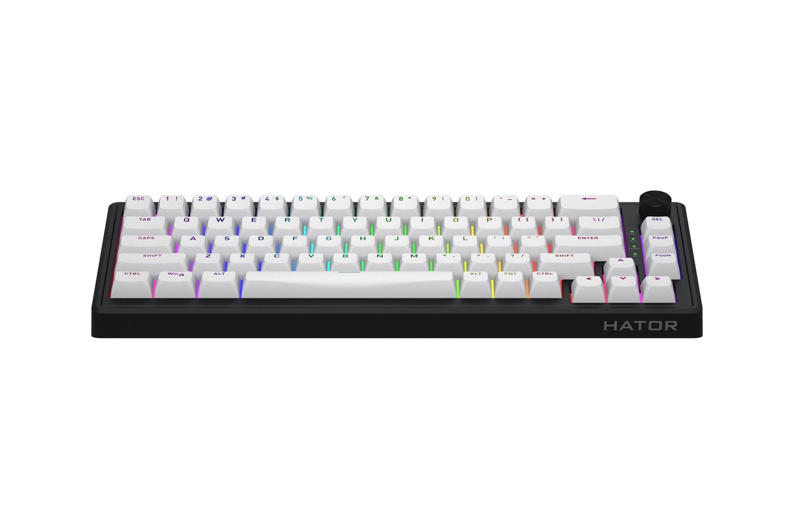 HATOR Skyfall Wireless 65 keyboard Gaming USB + RF Wireless + Bluetooth QWERTY US English Black, White-1