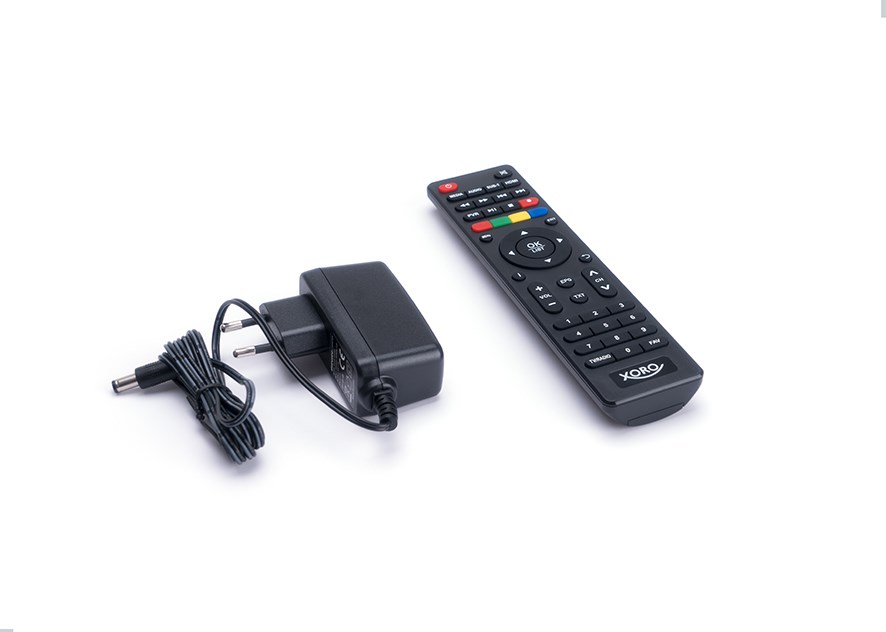 Xoro HRT 8770 Twin Cable, Ethernet (RJ-45), Satellite 4K Ultra HD Black-1