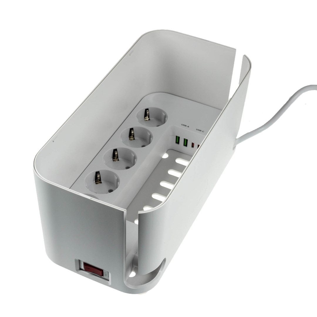RealPower PowerBox 522 power extension 1.5 m 5 AC outlet(s) Indoor White-3