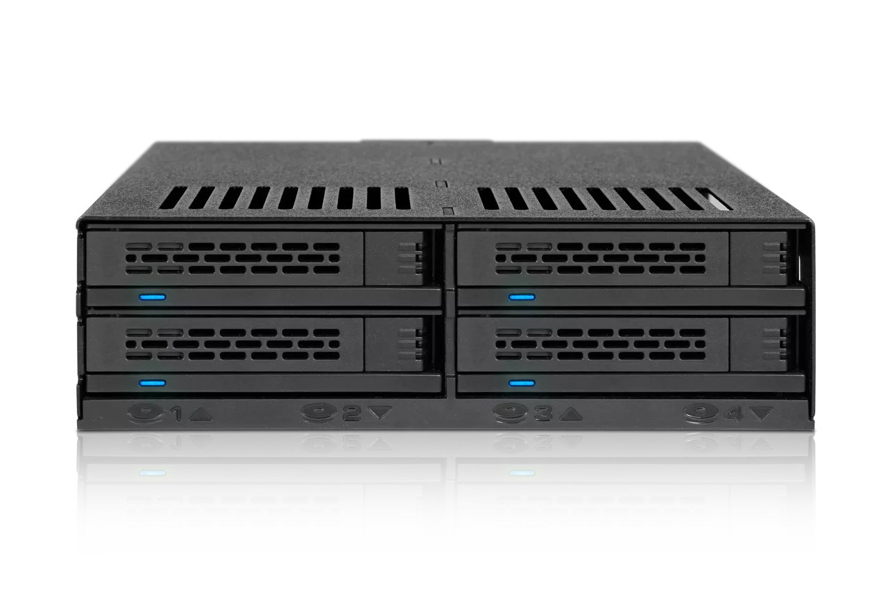 Icy Dock MB324SP-B disk array 0 TB Desktop Black-8