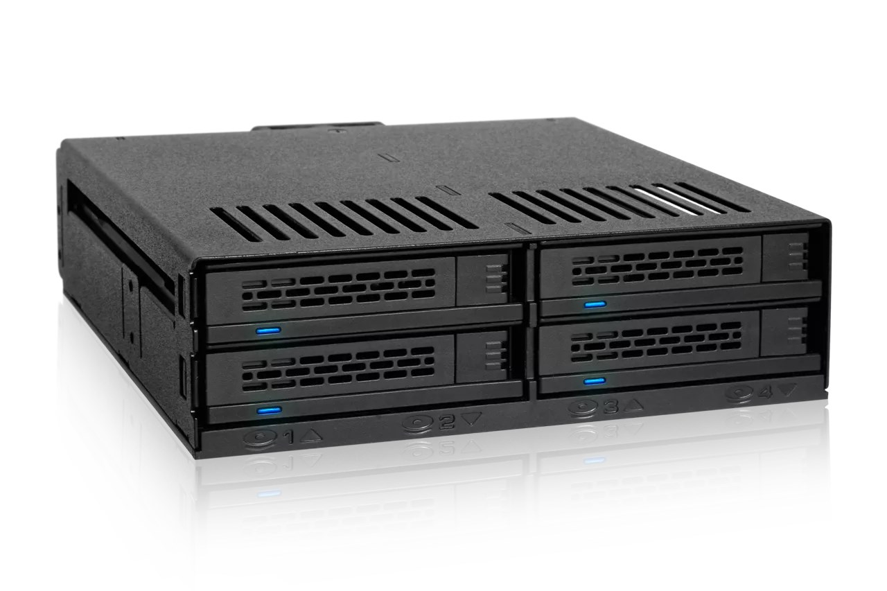 Icy Dock MB324SP-B disk array 0 TB Desktop Black-6