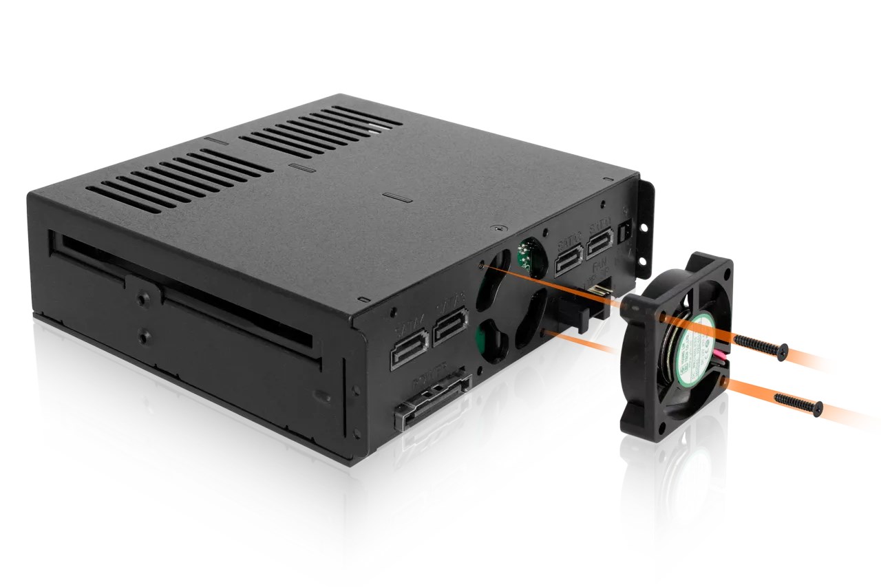 Icy Dock MB324SP-B disk array 0 TB Desktop Black-5