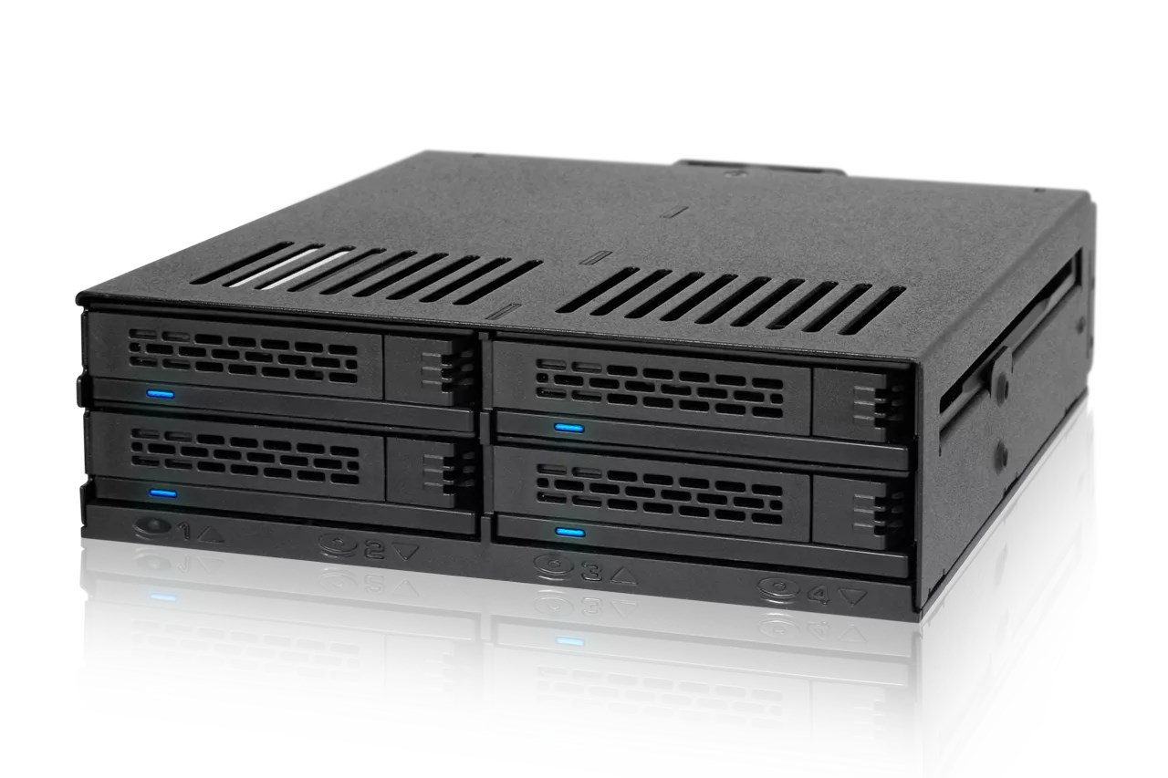 Icy Dock MB324SP-B disk array 0 TB Desktop Black-7
