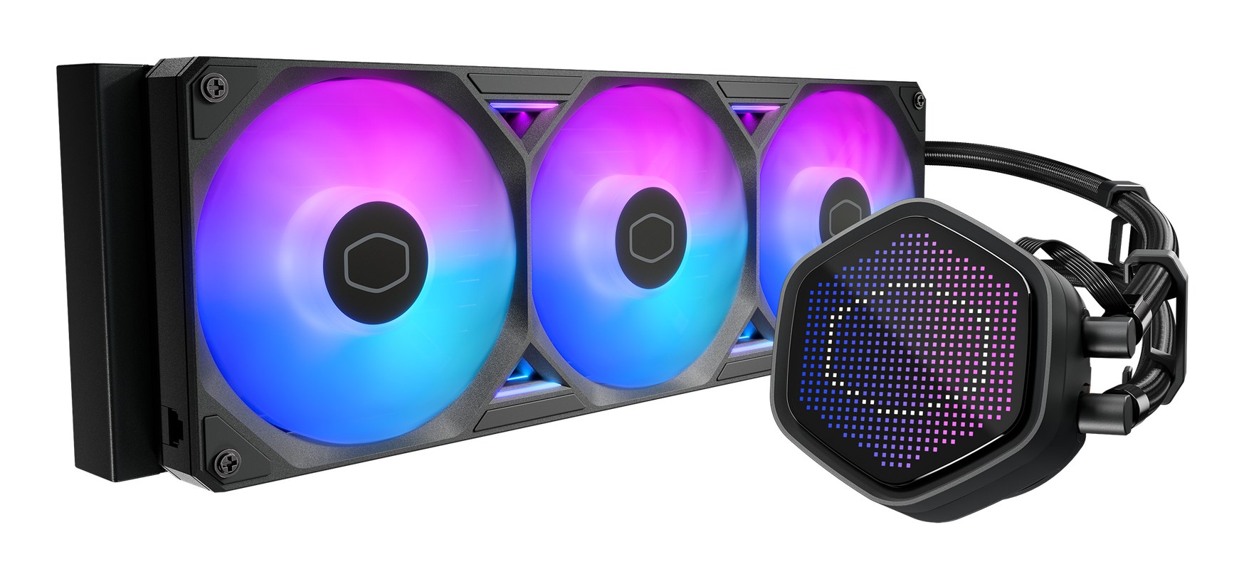 Tekuće hlađenje za procesor COOLER MASTER MasterLiquid 360 Atmos, crna boja-0