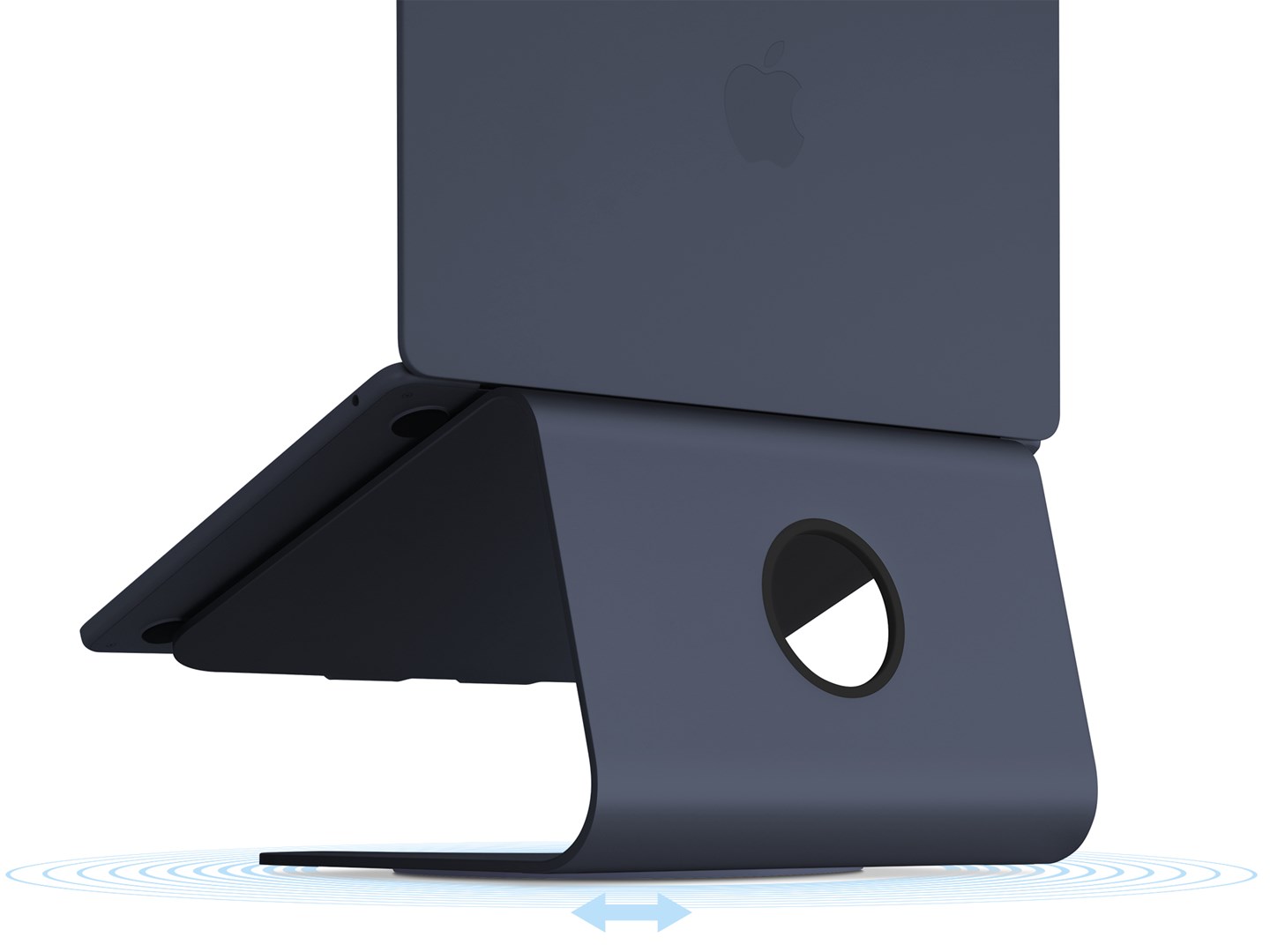 Stalak za prijenosno računalo RAIN DESIGN mStand360 (360° rotacija) crna boja-2