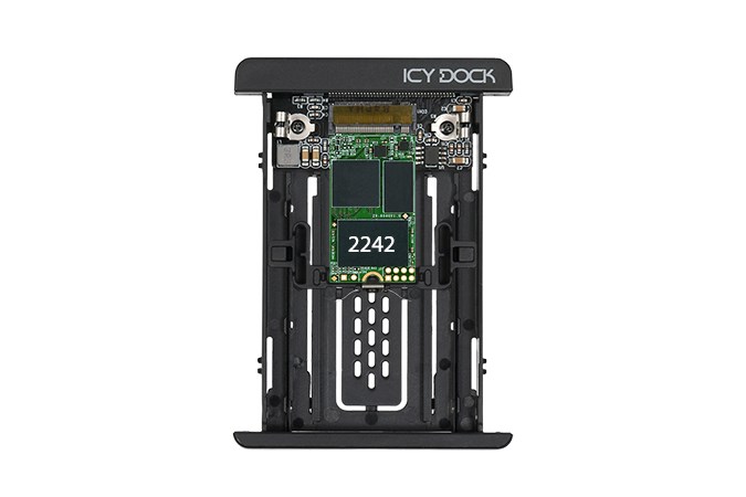 Icy Dock MB705M2P-B storage drive enclosure SSD enclosure Black M.2-8
