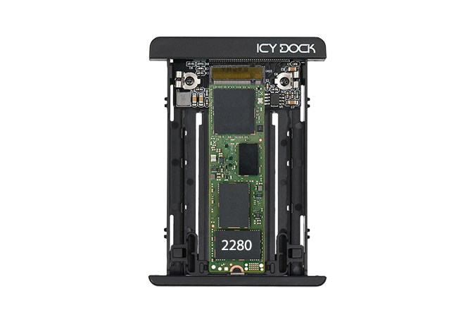 Icy Dock MB705M2P-B storage drive enclosure SSD enclosure Black M.2-4