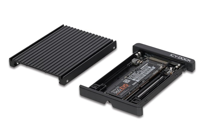 Icy Dock MB705M2P-B storage drive enclosure SSD enclosure Black M.2-10