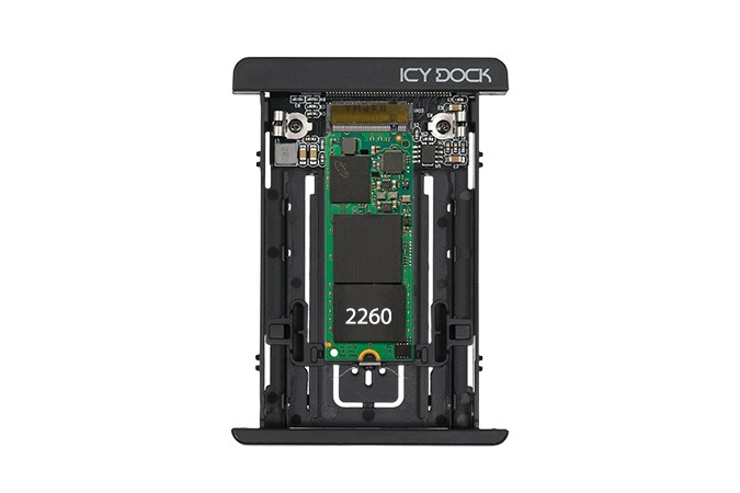 Icy Dock MB705M2P-B storage drive enclosure SSD enclosure Black M.2-5