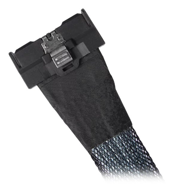 SAS kabel ICY DOCK MB410L-B (Slimline SAS SFF-8654, 0.5m)