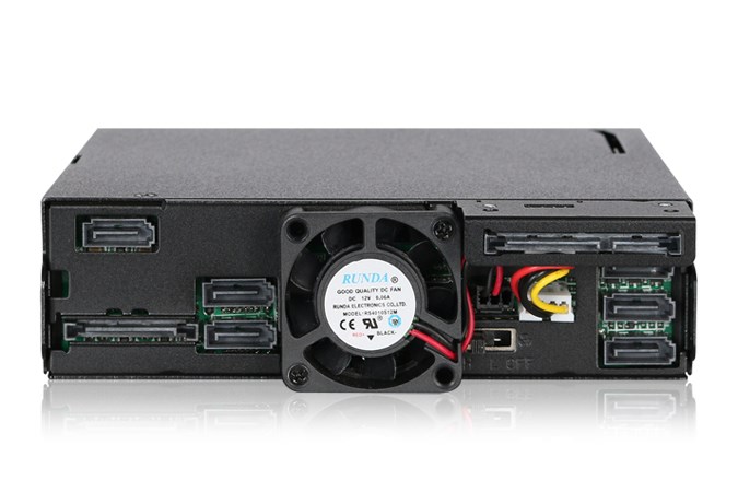 Icy Dock MB606SPO-B drive bay panel Black-1