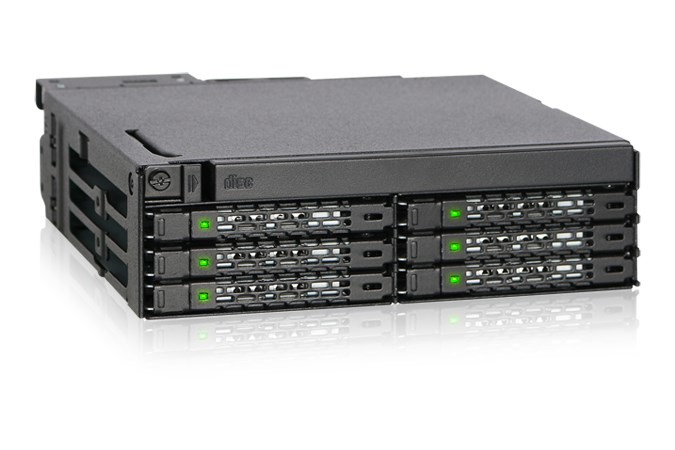 Icy Dock MB606SPO-B drive bay panel Black-5