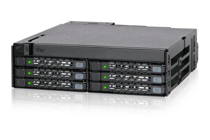 Icy Dock MB606SPO-B drive bay panel Black-4