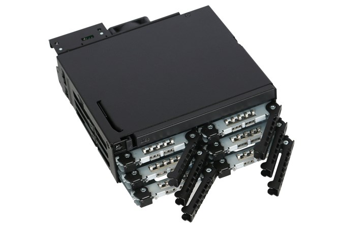 Icy Dock MB606SPO-B drive bay panel Black-6