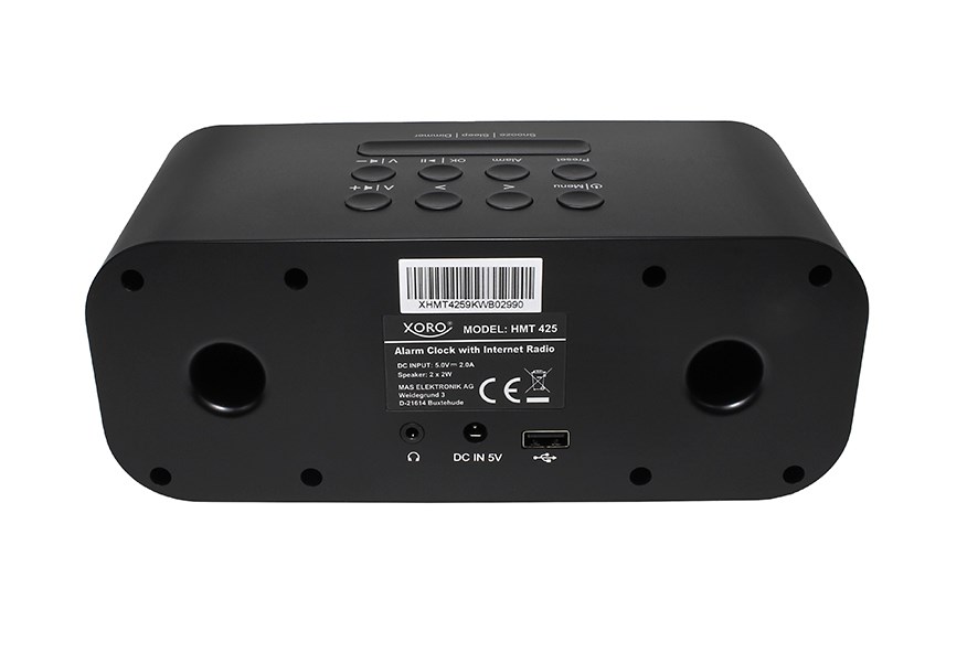 Digitalni radio XORO DAB 140 (Internet, DAB+, FM, Bluetooth) crna boja-5