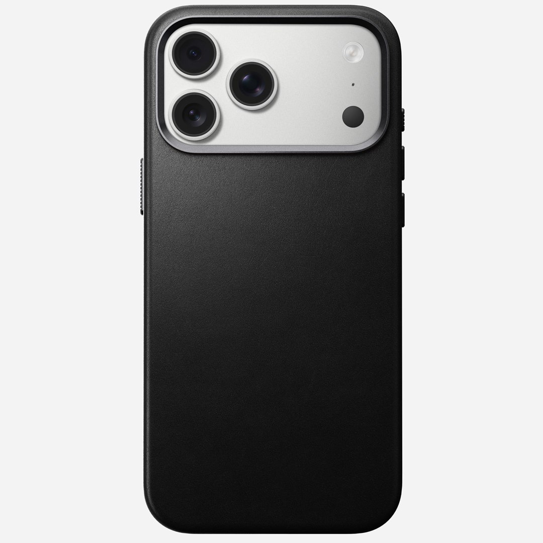 Maska NOMAD Traditional Leather Case za iPhone 15 Pro Max, crna boja-6