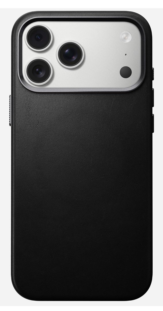 Maska NOMAD Traditional Leather Case za iPhone 15 Pro Max, crna boja
