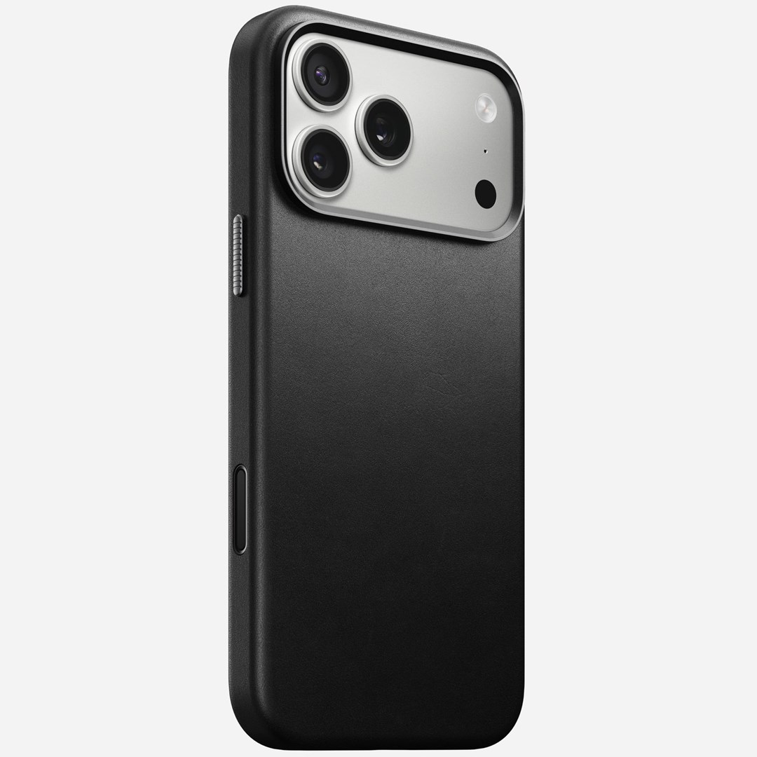 Maska NOMAD Traditional Leather Case za iPhone 15 Pro Max, crna boja-1