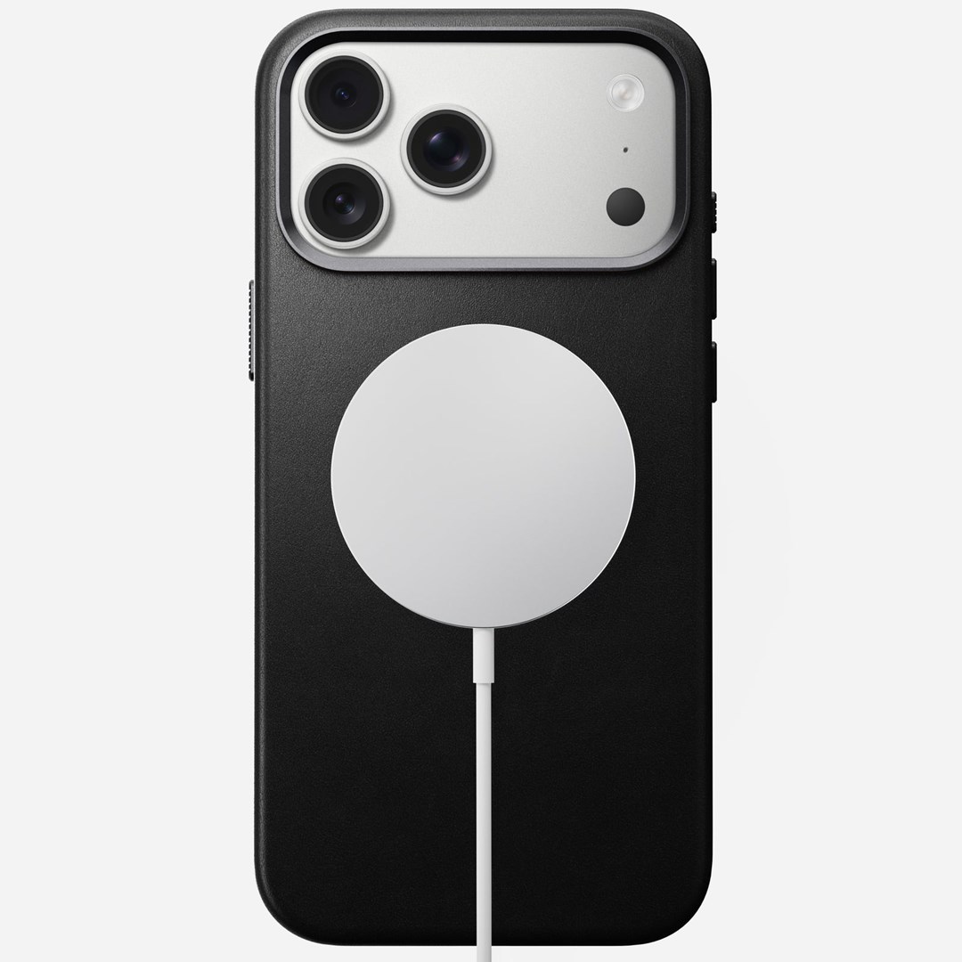 Maska NOMAD Traditional Leather Case za iPhone 15 Pro Max, crna boja-2