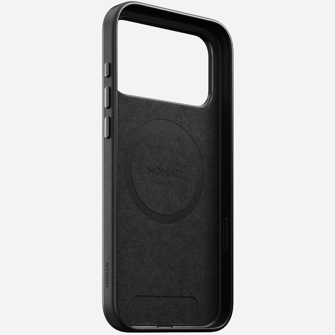 Maska NOMAD Traditional Leather Case za iPhone 15 Pro Max, crna boja-3