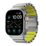 Remen NOMAD Titanium Band za Apple Watch Ultra / 45mm / 44mm / 42mm (Natural Titanium)-12