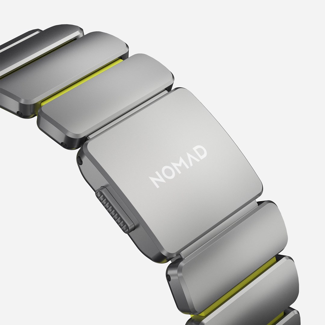 Remen NOMAD Titanium Band za Apple Watch Ultra / 45mm / 44mm / 42mm (Natural Titanium)-7
