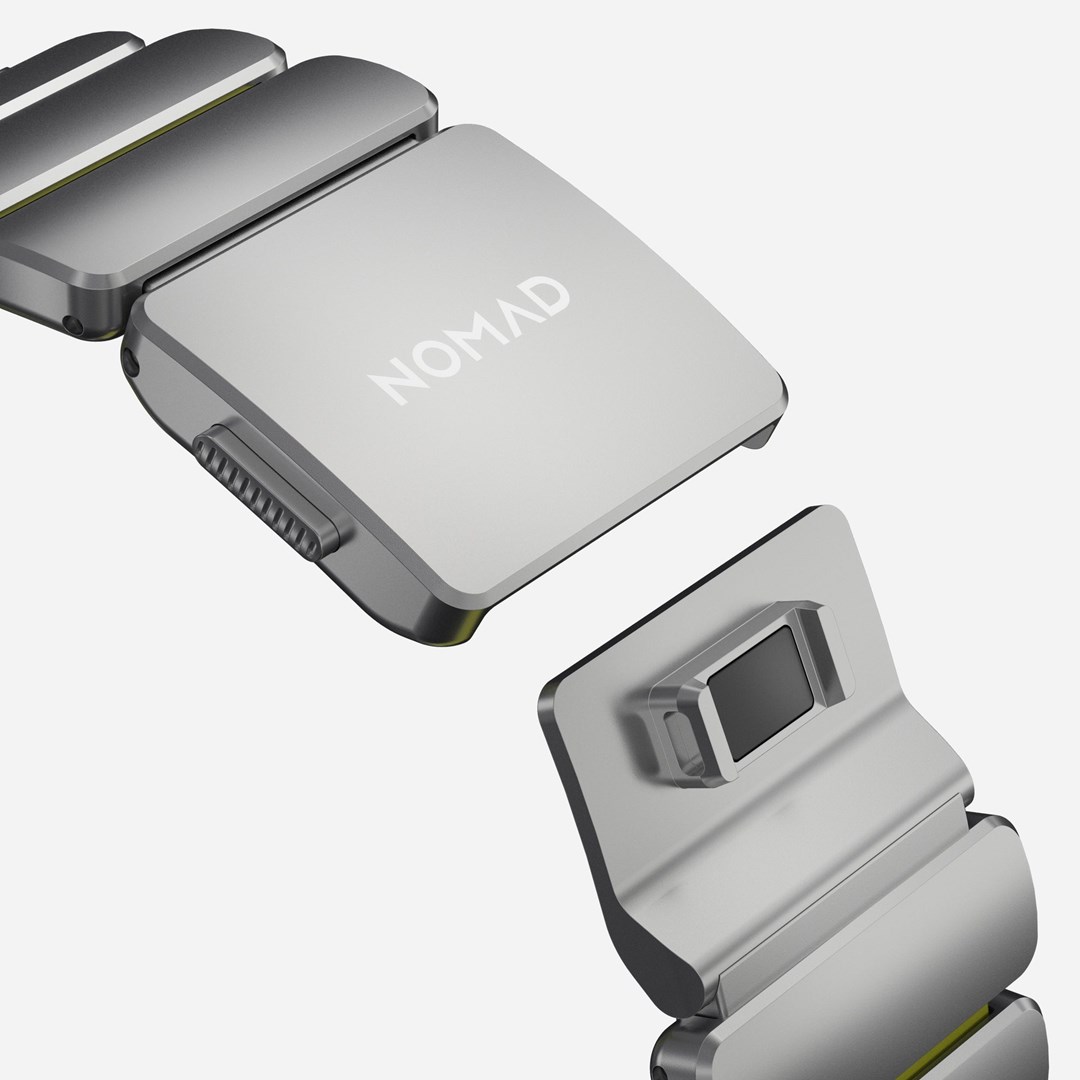 Remen NOMAD Titanium Band za Apple Watch Ultra / 45mm / 44mm / 42mm (Natural Titanium)-5