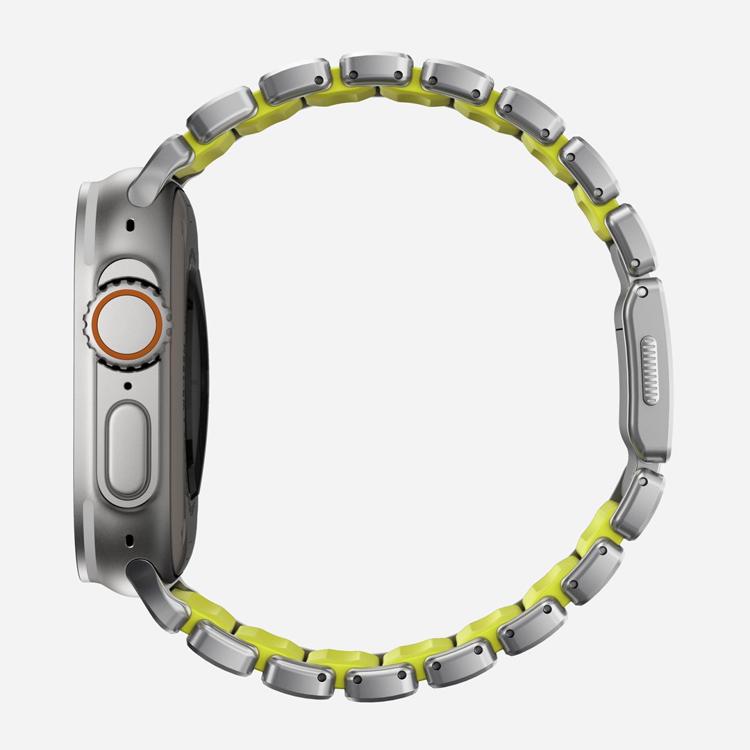 Remen NOMAD Titanium Band za Apple Watch Ultra / 45mm / 44mm / 42mm (Natural Titanium)-2