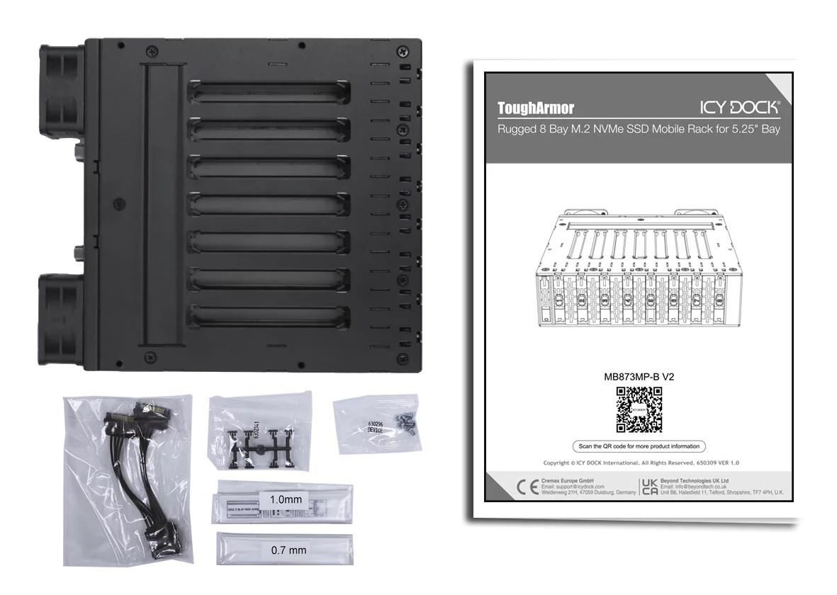 ICY DOCK ToughArmor MB873MP-B V2 kućište za 12x M.2 NVMe SSD (5.25")-1