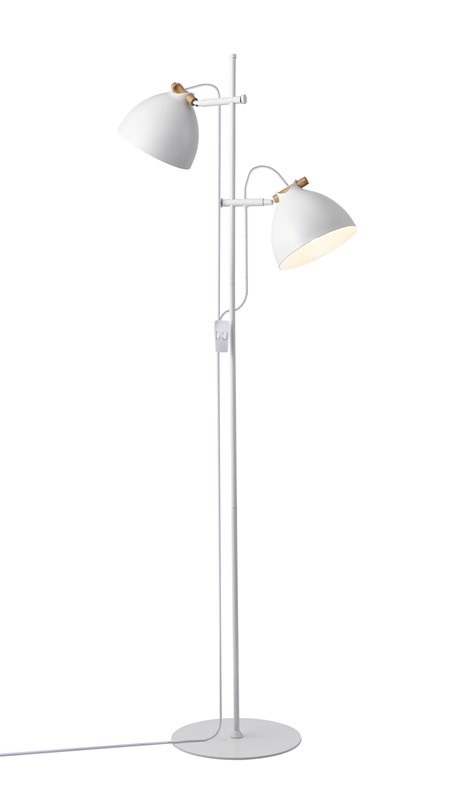 FLOOR LAMP 18X150CM 2XG9 WHITE COLO-0