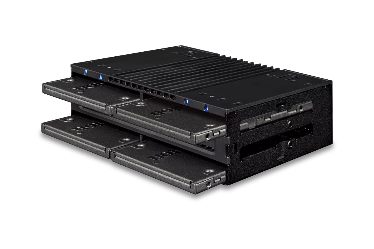 Icy Dock MB024SP-B storage drive enclosure HDD/SSD enclosure Black 2.5"-8