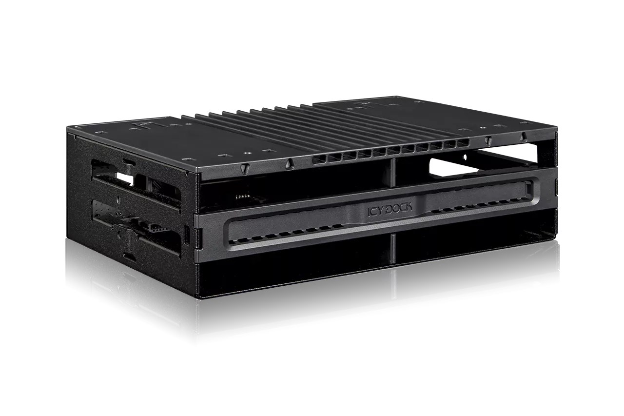 Icy Dock MB024SP-B storage drive enclosure HDD/SSD enclosure Black 2.5"-4