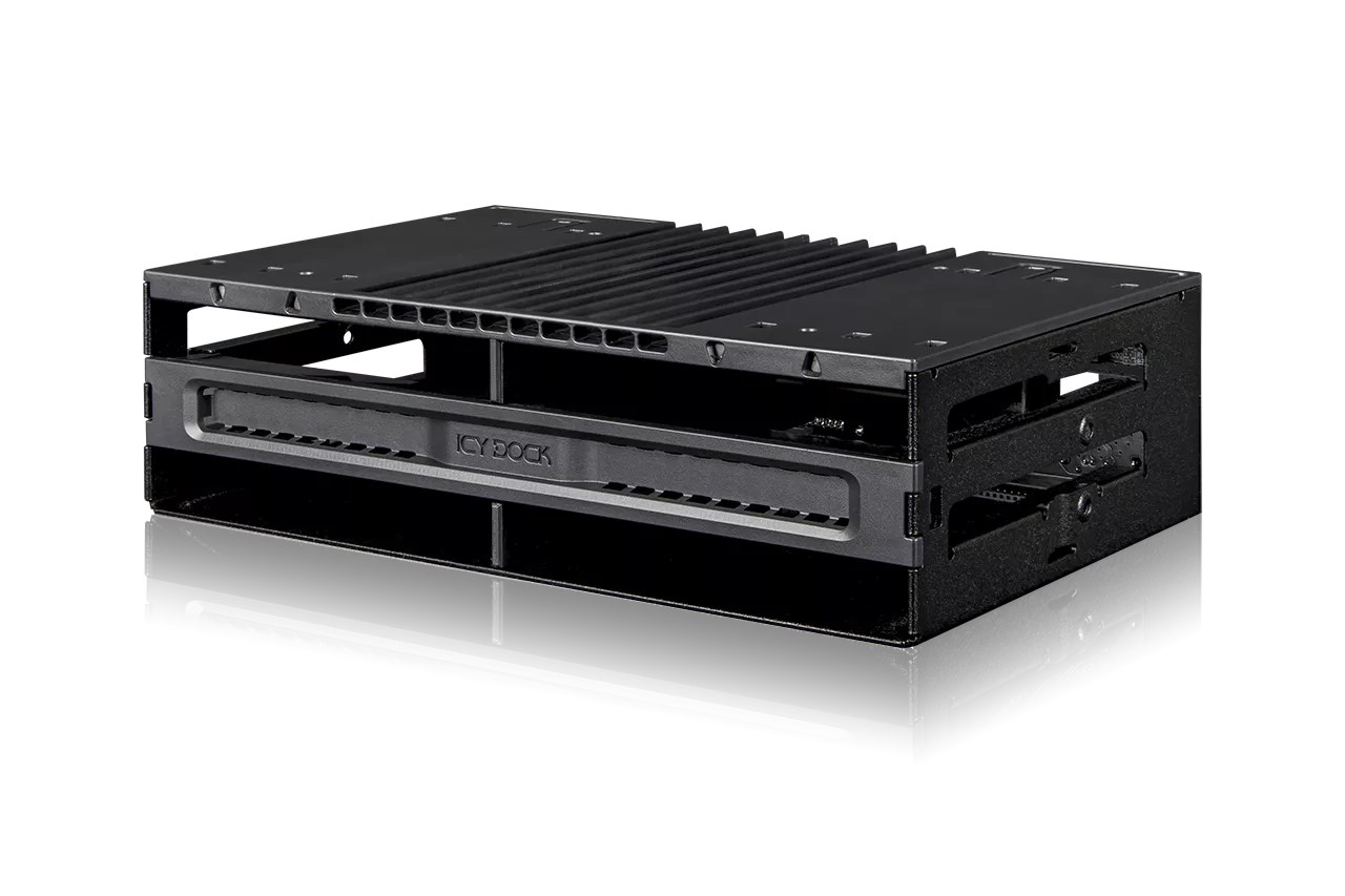 Icy Dock MB024SP-B storage drive enclosure HDD/SSD enclosure Black 2.5"-5
