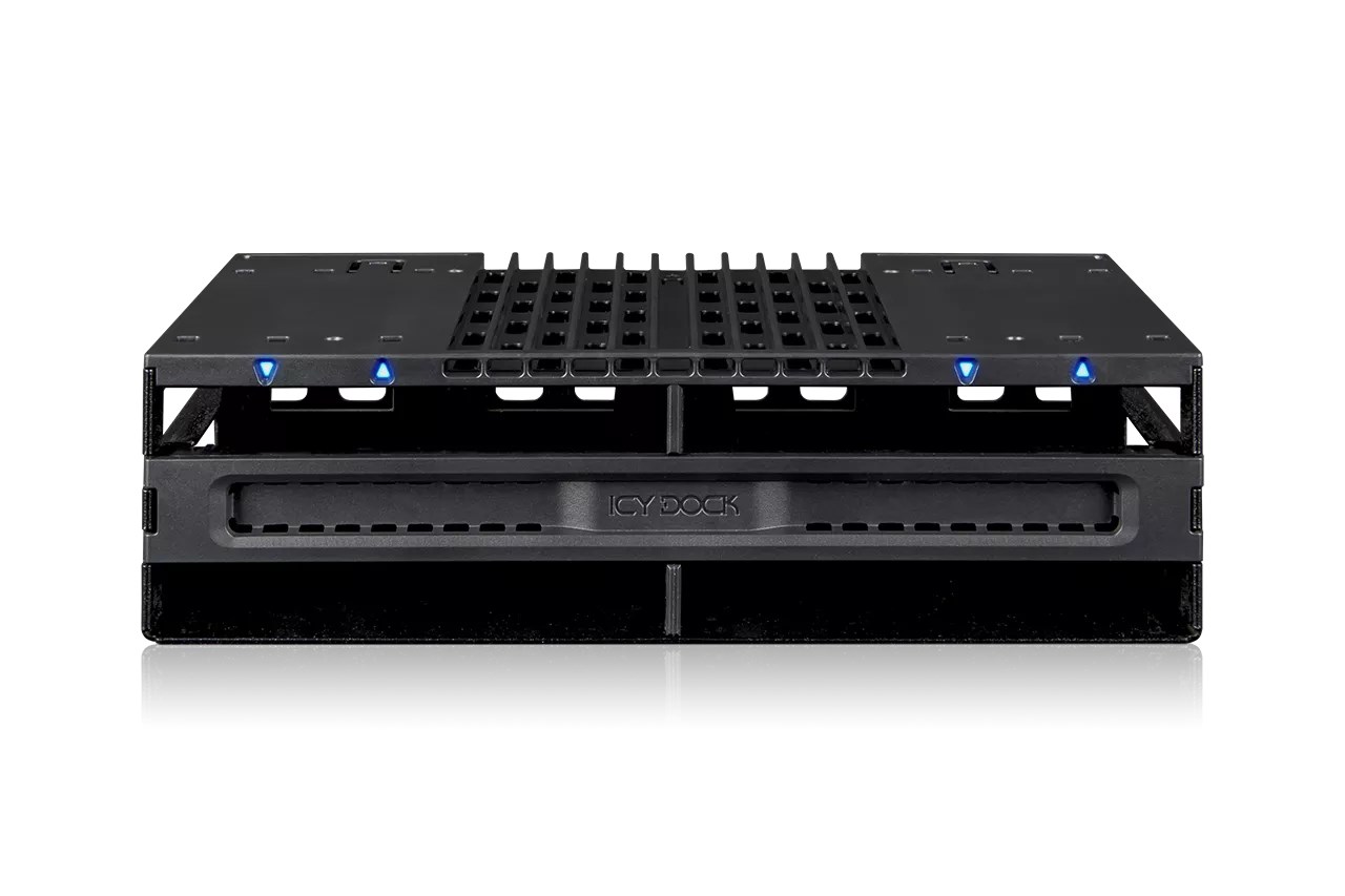Icy Dock MB024SP-B storage drive enclosure HDD/SSD enclosure Black 2.5"