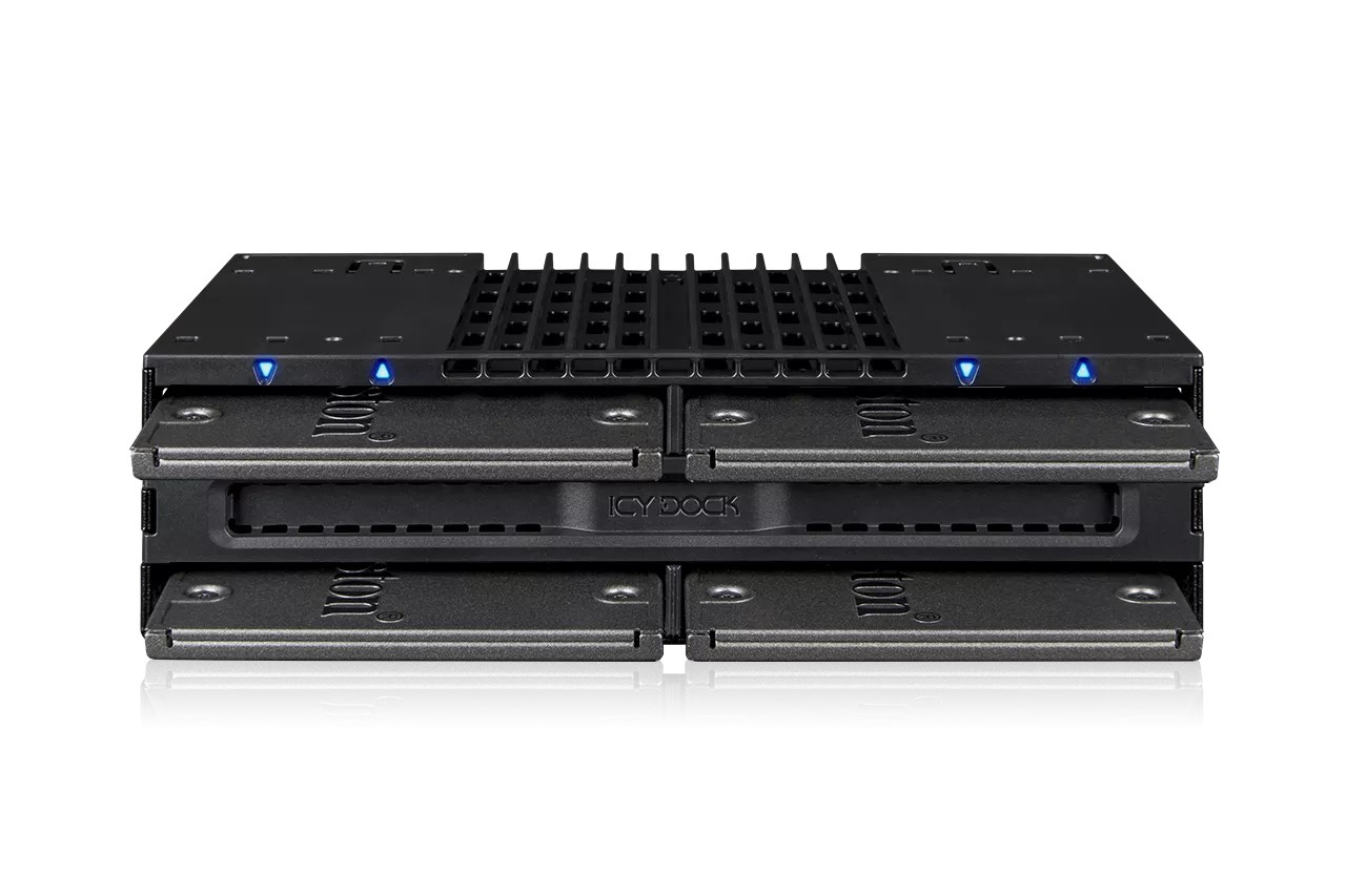 Icy Dock MB024SP-B storage drive enclosure HDD/SSD enclosure Black 2.5"-6