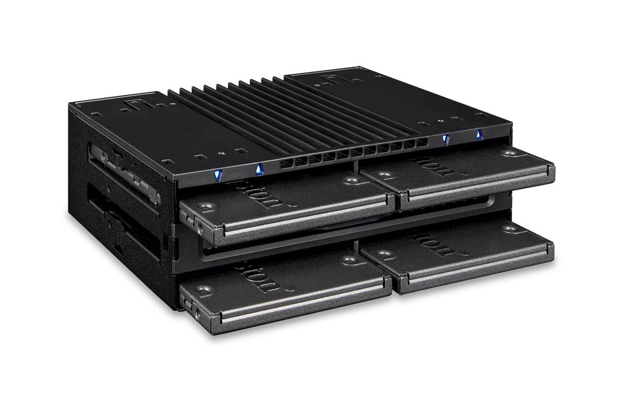 Icy Dock MB024SP-B storage drive enclosure HDD/SSD enclosure Black 2.5"-7