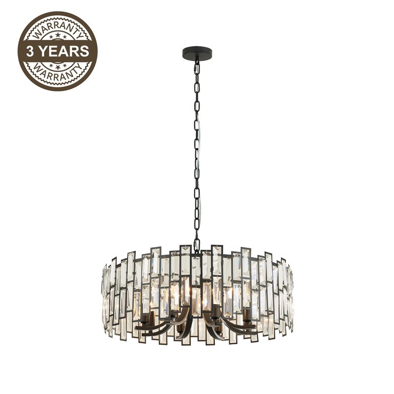 Pendant luminaire 2200027L 8XE14 gold-0