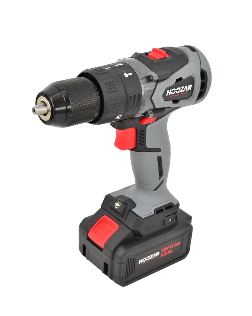 Aku udarna bušilica-odvijač HOOZAR CDH80BL-T1 (18V, 80Nm, 1x 5.0Ah)
